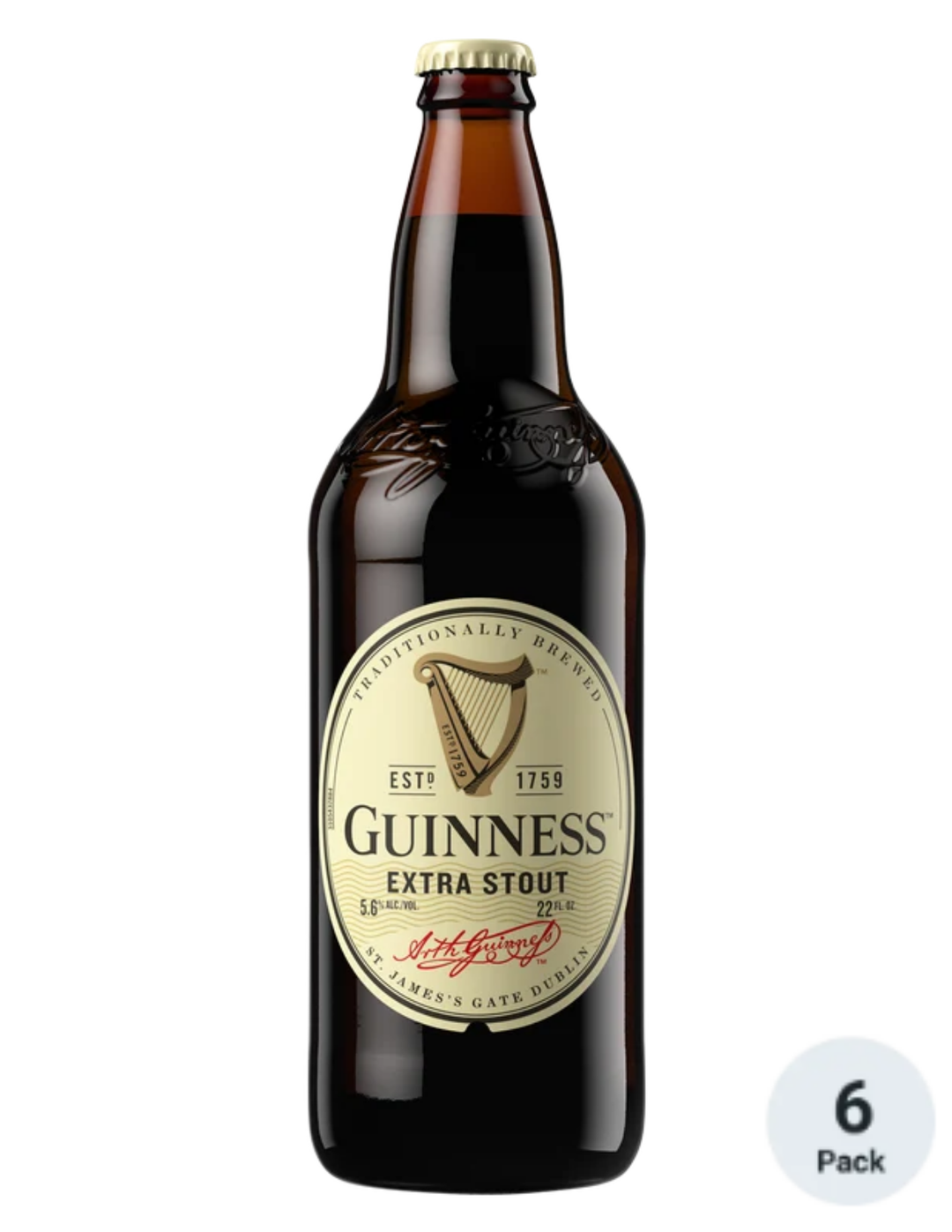 Guinness Extra Stout 6pk-12oz Btls