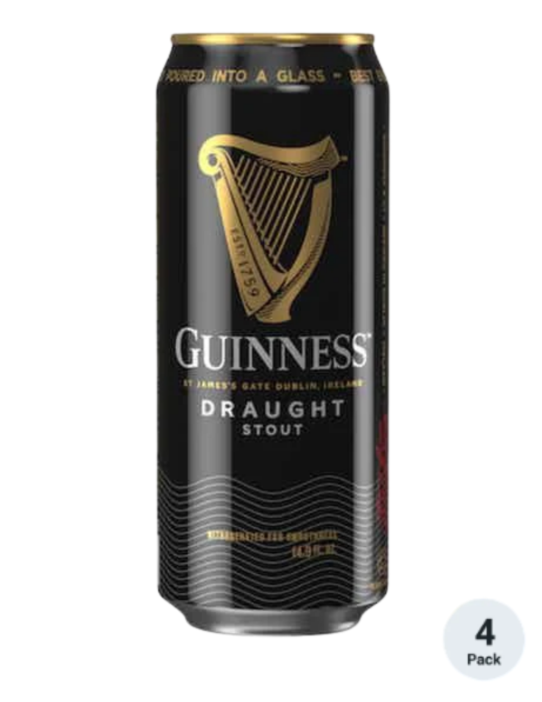 Guinness Draught 4pk-15oz Cans