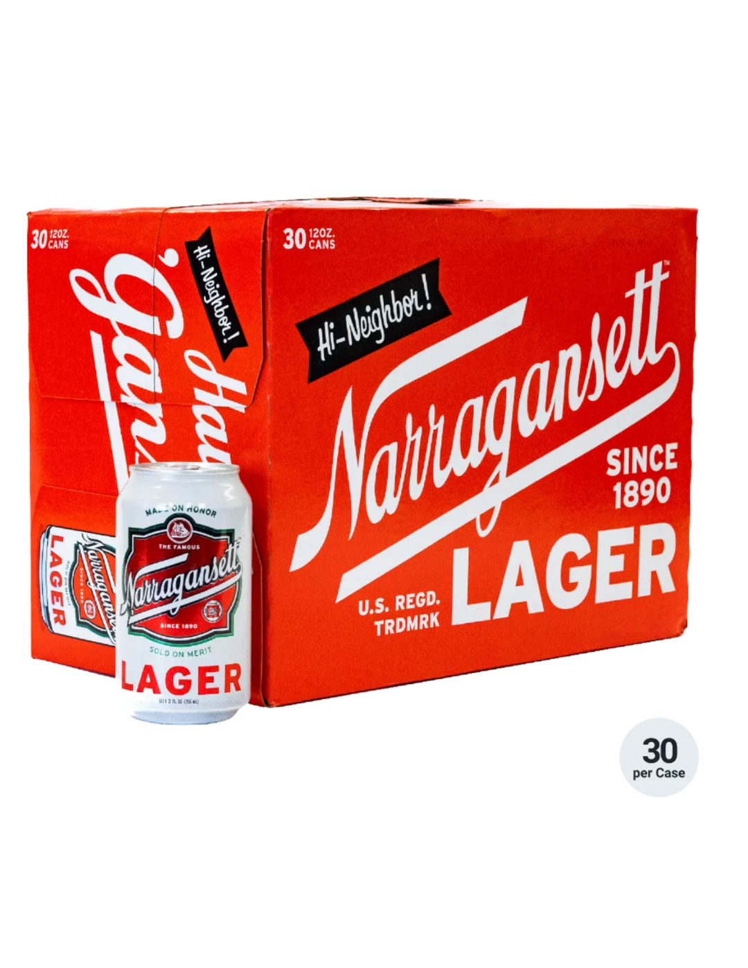 Narragansett Lager 30pk-12oz Cans