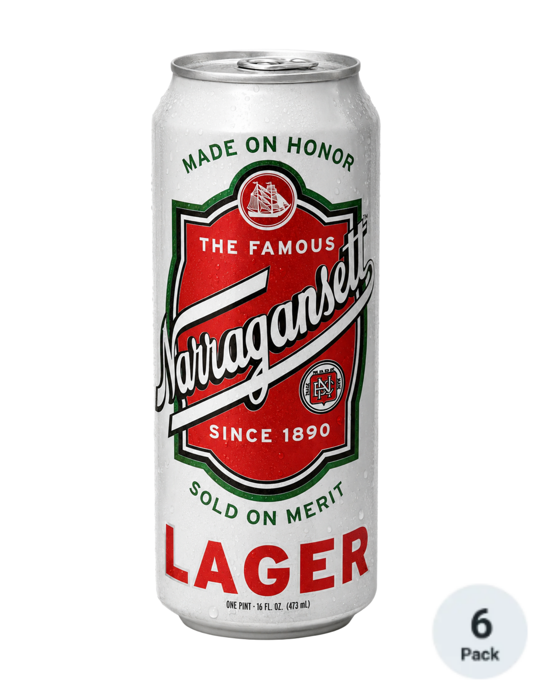 Narragansett Lager 6pk-16oz Cans