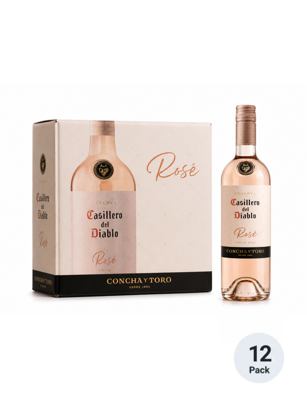 Casillero del Diablo Reserva Rosé 750ml 12pk,  Central Valley, Chile