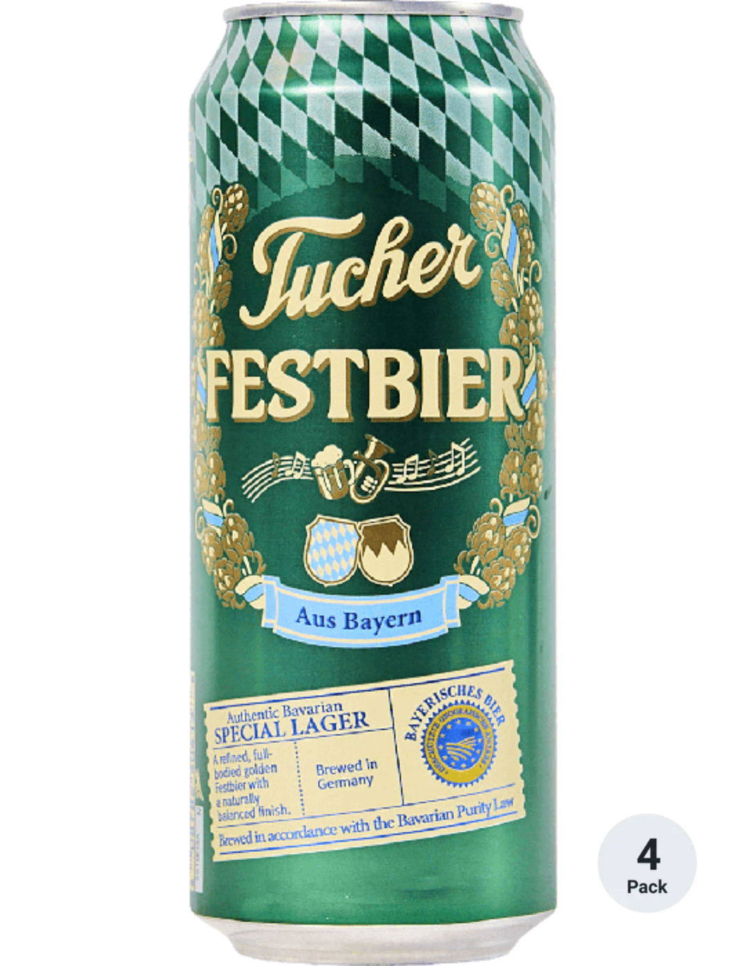 Tucher Festbier 4PK-16oz Cans