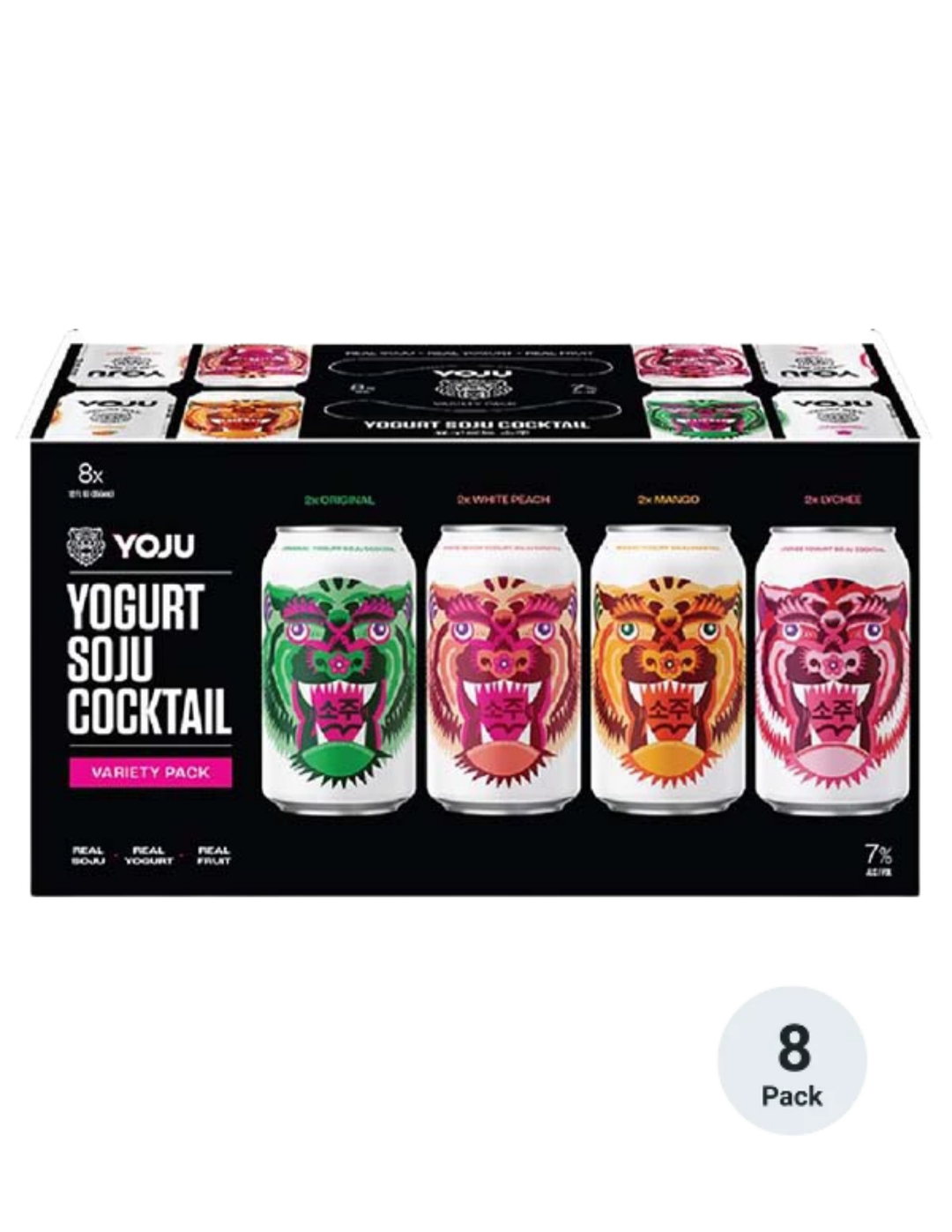 Yoju Soju Cocktail Variety Pack 8pk-12oz Cans