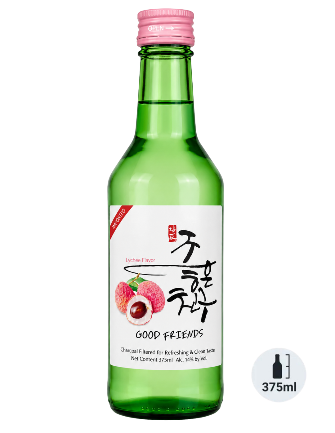 Good Friends Lychee Soju 375ml Btl