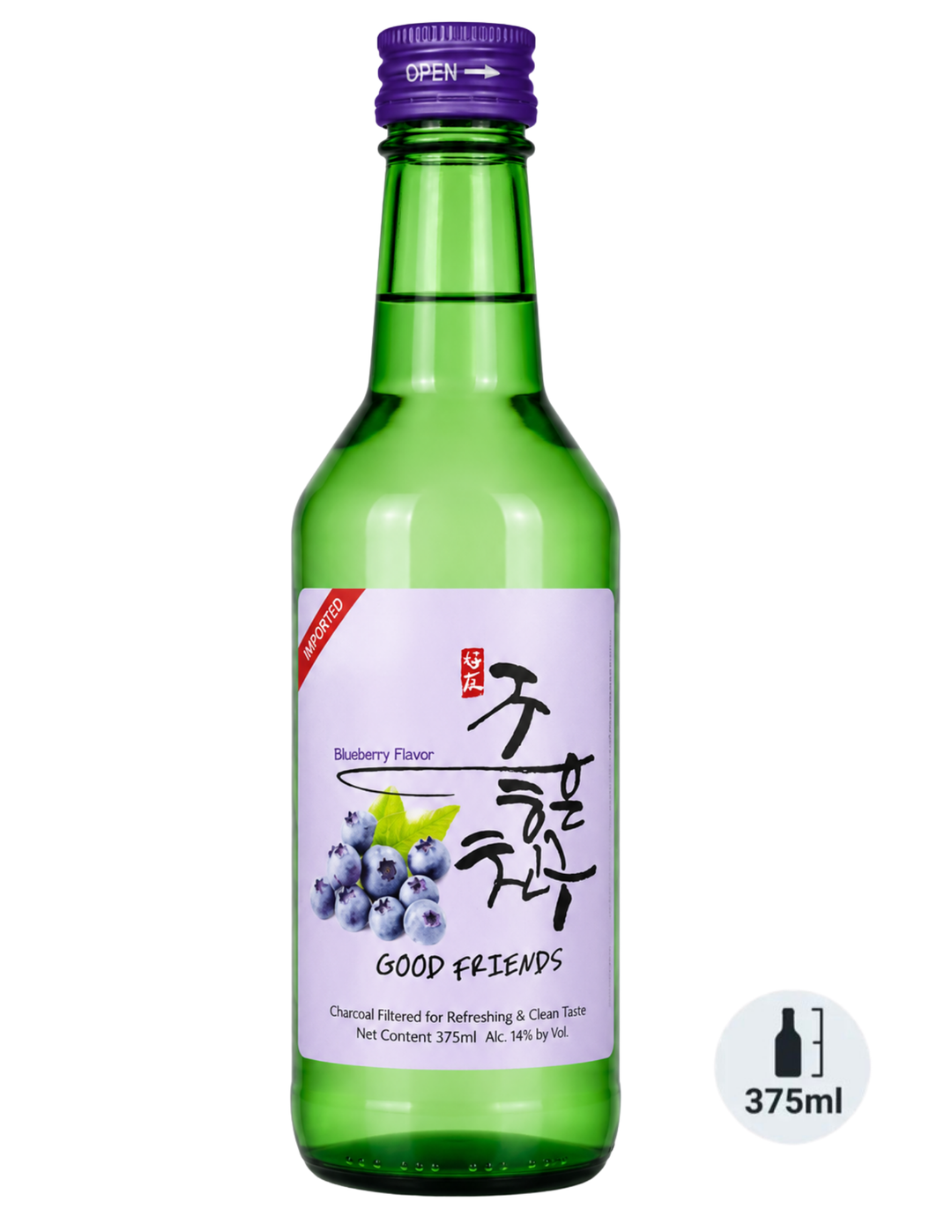 Good Friends Blueberry Soju 375ml Btl