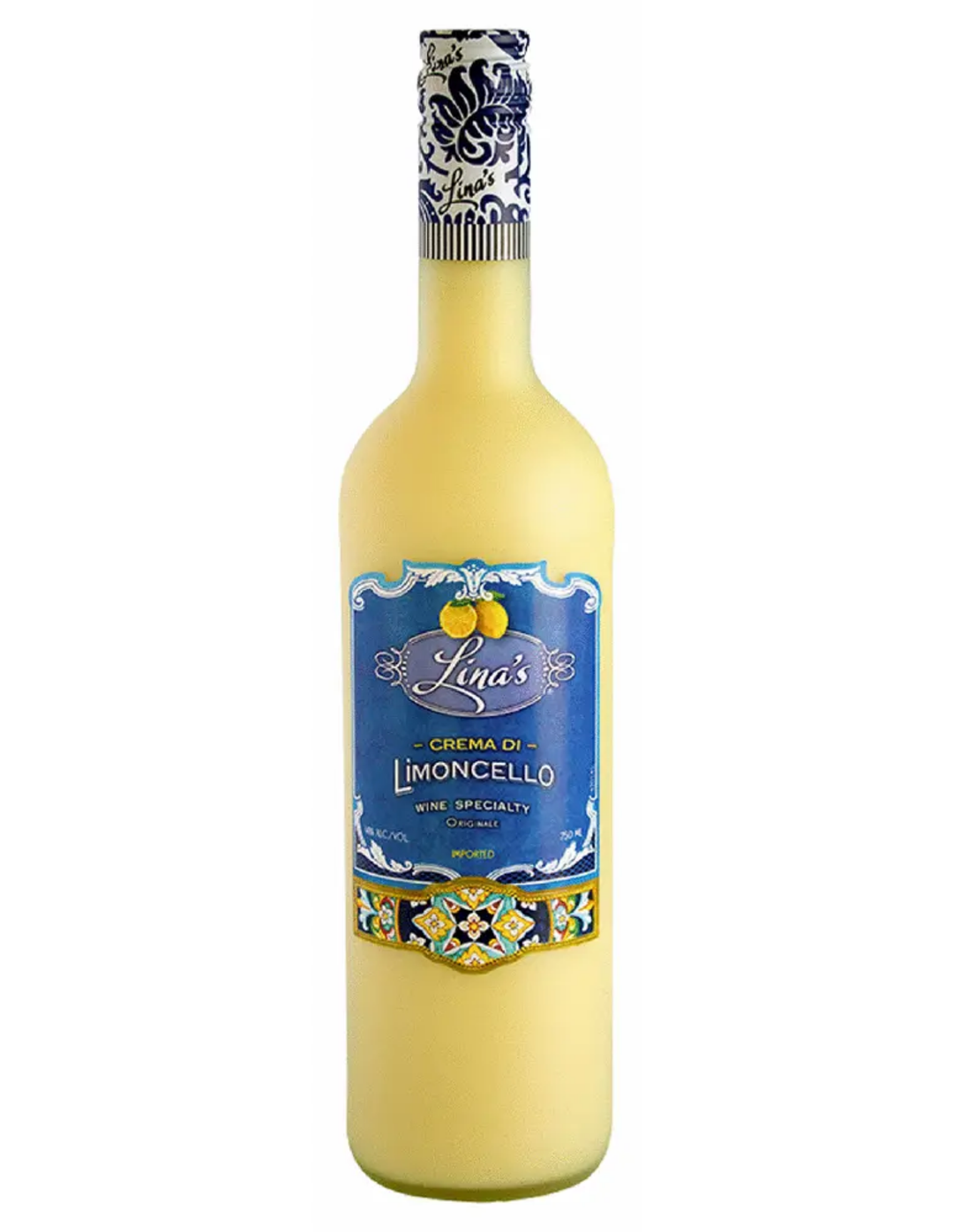 Lina's Crema di Limoncello Liqueur 750ml
