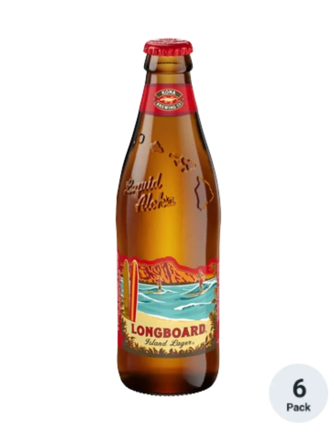 Kona Longboard Island Lager 6pk-12oz Btl