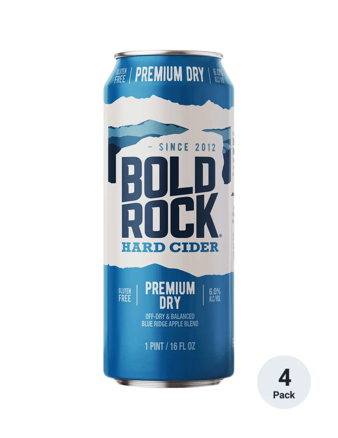 Bold Rock Premium Dry Cider 4pk-16oz Cans