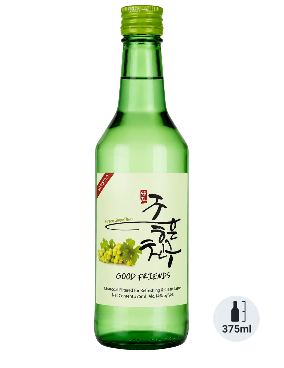Good Friends Green Grape Soju 375ml Btl