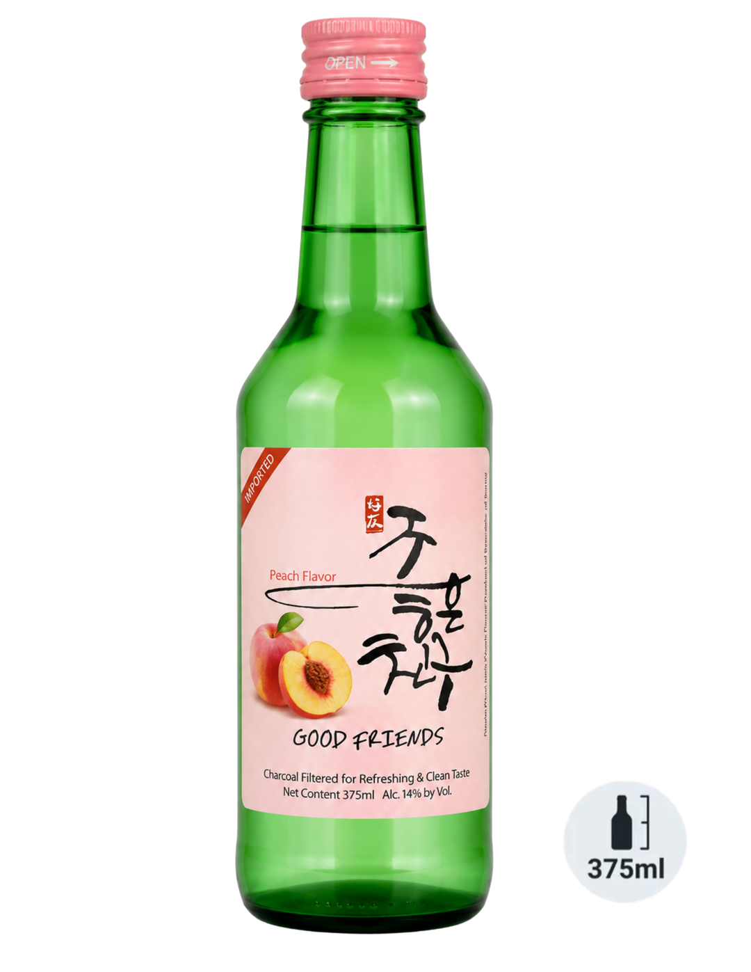 Good Friends Peach Soju 375ml Btl