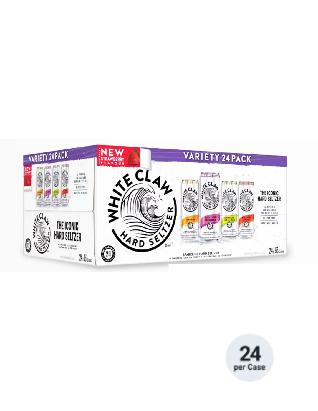 White Claw Hard Seltzer Variety Pack 24pk-12oz Cans