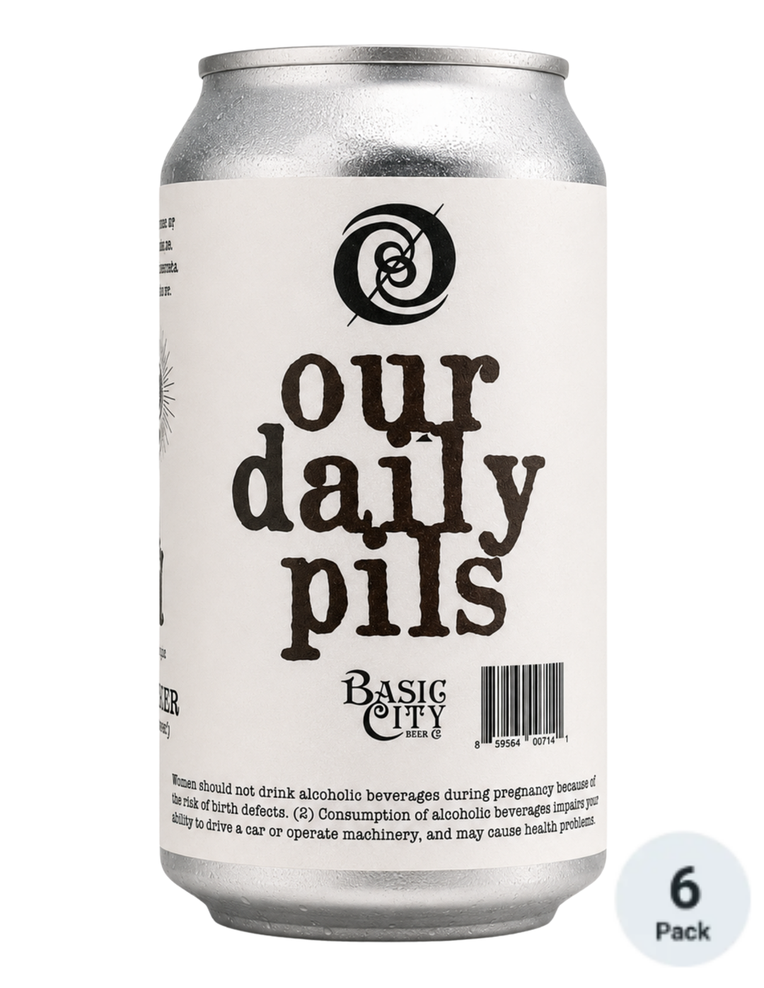 Basic City Our Daily Pils 6pk-12oz Cans