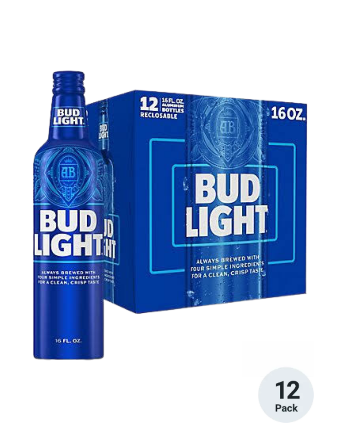 Bud Light American Lager Beer 12pk-16oz Btls